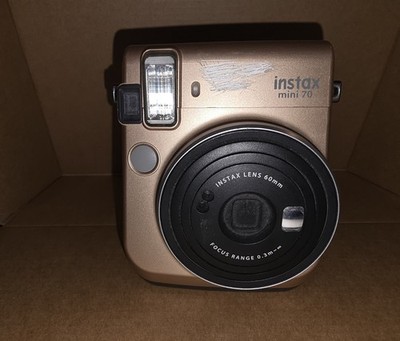 Fujifilm Instax Mini 70 Instant Film Camera Metallic Pink Tested Working