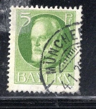 GERMANY GERMAN   BAYERN BAVARIA STAMP USED LOT 1896CM