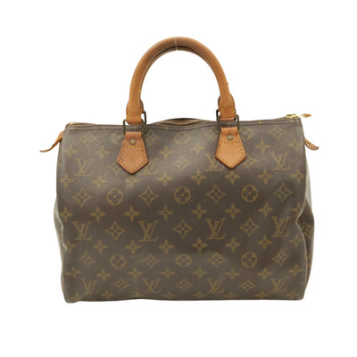 Authentic Louis Vuitton M41526 Speedy 30 Hand bag Brown Monogram
