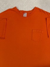 Vintage 1990s 90s Hanes Made In USA Single Stitch Basic Blank Pocket T-Shirt XXL