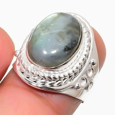 Labradorite Gemstone 925 Sterling Silver Jewelry All Size Ring For Gift