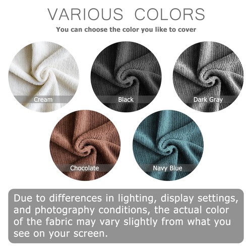 2-Piece Stretch Sofa Slipcover for 1 Cushion Single Seat Sofa, Super Stretch ... - Bild 9 von 9