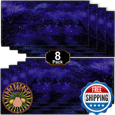 Aheroi 8Pcs Fluorescent Light Covers Classroom Ceiling Light Filters Starry Sky