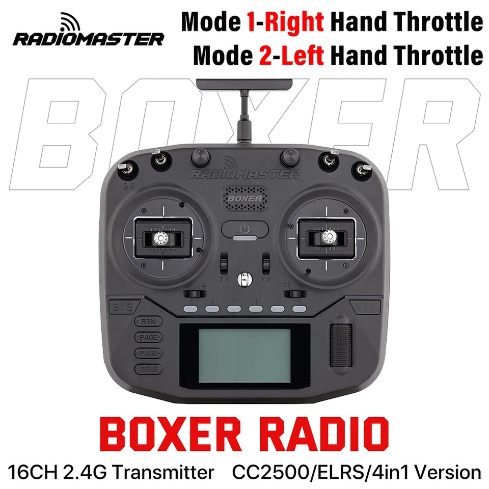 RadioMaster Boxer Funk Sender 2,4GHz 16 Kanäle Hall-Gimbals RC Fernsteuerung - Bild 3 von 4