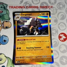 Garganacl 123/193 Holo Rare S&V Paldea Evolved Pokemon Card
