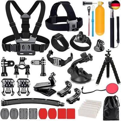 Action Kamera Zubehör Kit Set für GoPro Hero 13 12 11 10 9 8 Max 7 6 5 4 Black G