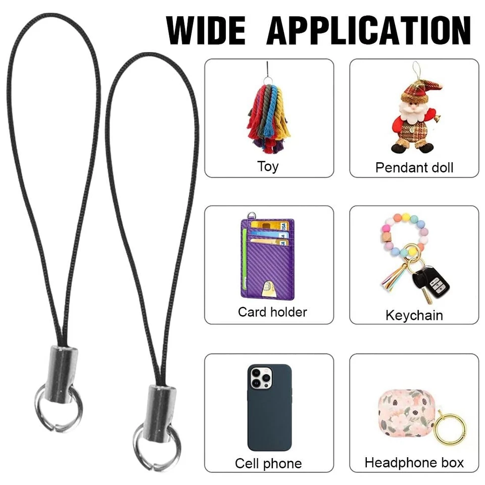 50x Handy Lanyard mit Karabiner Schlssel Usbstick Charm Smartphone - Bild 4 von 4