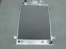 For 1932 Ford Hi-boy Hot Rod Chevy Engine V8 Atmt 3 Row 62mm Aluminum Radiator
