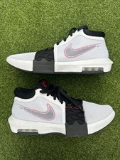 Nike LeBron James Witness VIII White Red Black FB2239-103 Men  s Size 10