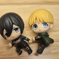 Attack on Titan Mikasaa Armin Hug Coat Set Used with Defects