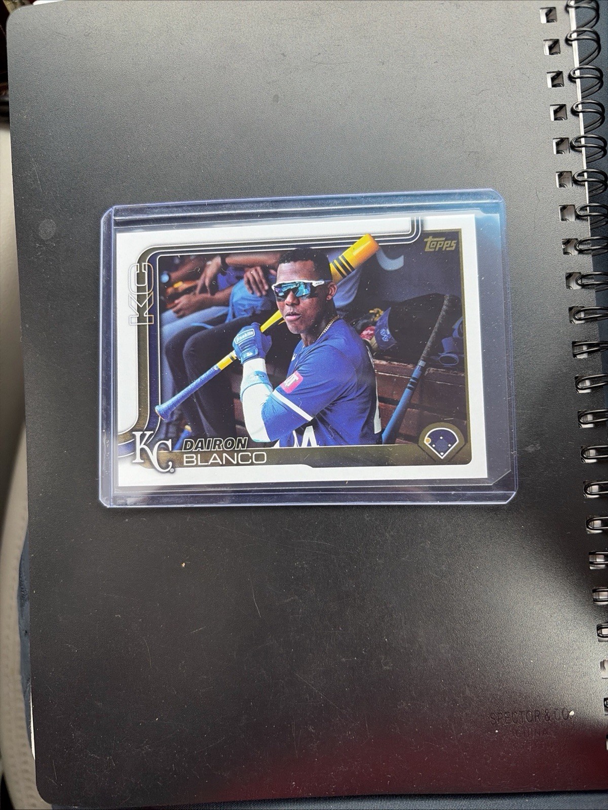 2025 Topps Update Golden Mirror Dairon Blanco SSP Image Variant Royals #US88