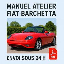 Manuel Atelier Fiat Barchetta 1995-2005 Revue Technique Auto Français RTA CD PDF