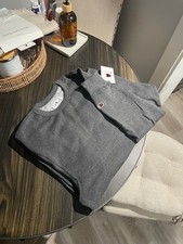 Champion Men  s Powerblend Crewneck Sweatshirt - Dark Grey - Size Small