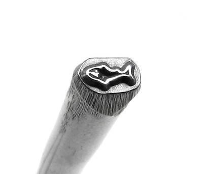 Metal Punch Design Stamp Fish Shark Decorative  Pattern Jewelry Making Stamp