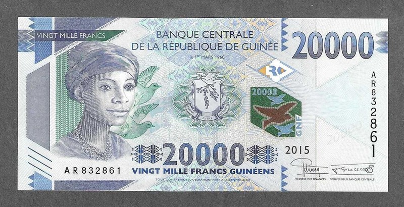 Guinea 20,000 Francs