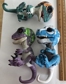 Wowwee Fingerlings Untamed Raptor T-Rex Dinosaurs Lot Of 3 Toys Dinos Tested