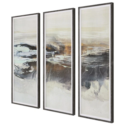 Uttermost Graphite Horizon Framed Prints Set/3 - Picture 4 of 6