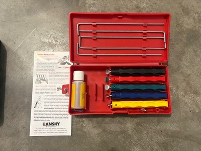 Lansky Deluxe 5 Stone System Precision Knife Sharpening Kit with Hones