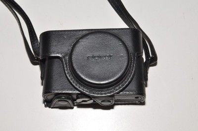 SONY Digital Camera Case Jacket Case Black LCJ-RXF Rare