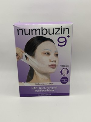 Numbuzin No.9 NAD+ Bio Lifting Face Mask 16 Sheet & Lifting Band