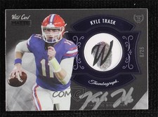 2021 MATTE ThumbAgraphs Black - Blue Nameplate 6/25 Kyle Trask #MTA-4 Auto h3a