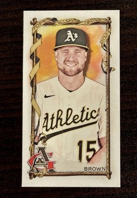 SETH BROWN 2023 Topps Allen & Ginter NO NUMBER MINI SSP #'d /5 - OAKLAND A s!!