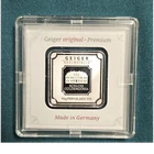 Geiger Edelmetalle Schloss Güldengossa 10g .999 Silver Bar Made in Germany