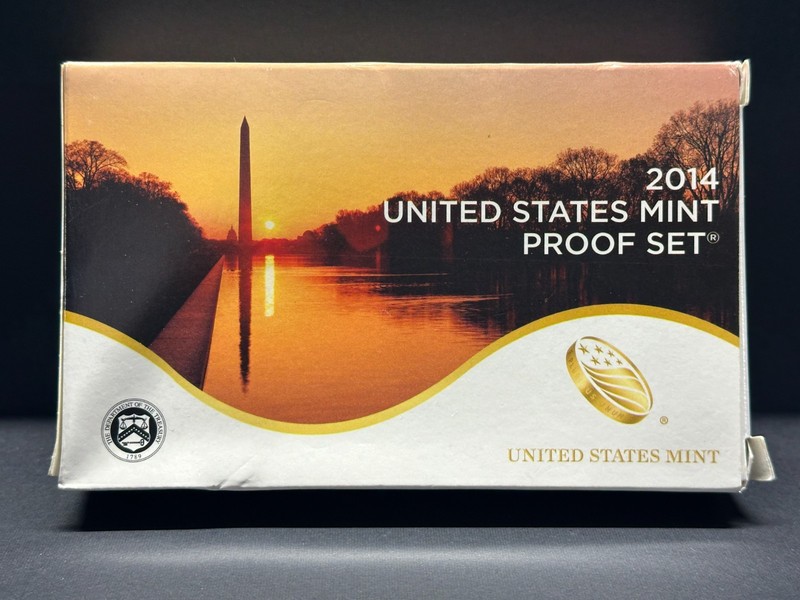 2014-S 14-coin US Proof Set, complete with box & COA.