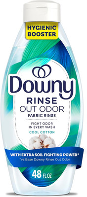 Rinse Laundry Odor Remover, Cool Cotton Scent, 48 Fl Oz, Fabric Softener and Lau