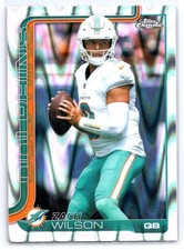 2025 Topps Chrome #189 Zach Wilson Raywave Refractor