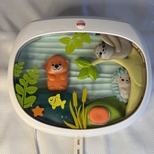 Fisher Price Settle  Sleep Projection Crib Soother FXC59 OtterSlothJungle WORK