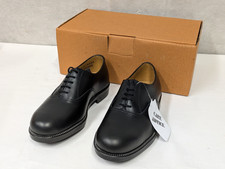 British Royal Navy Black Leather Naval Dress Uniform Parade Shoes Womens - NEW