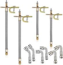 10 Pieces Stainless Steel Dually Valve Stem Extension Includes 4 Pieces Dual 10 Pieces Stainless Steel Dually Valve Stem Extension Includes 4 Pieces Dual