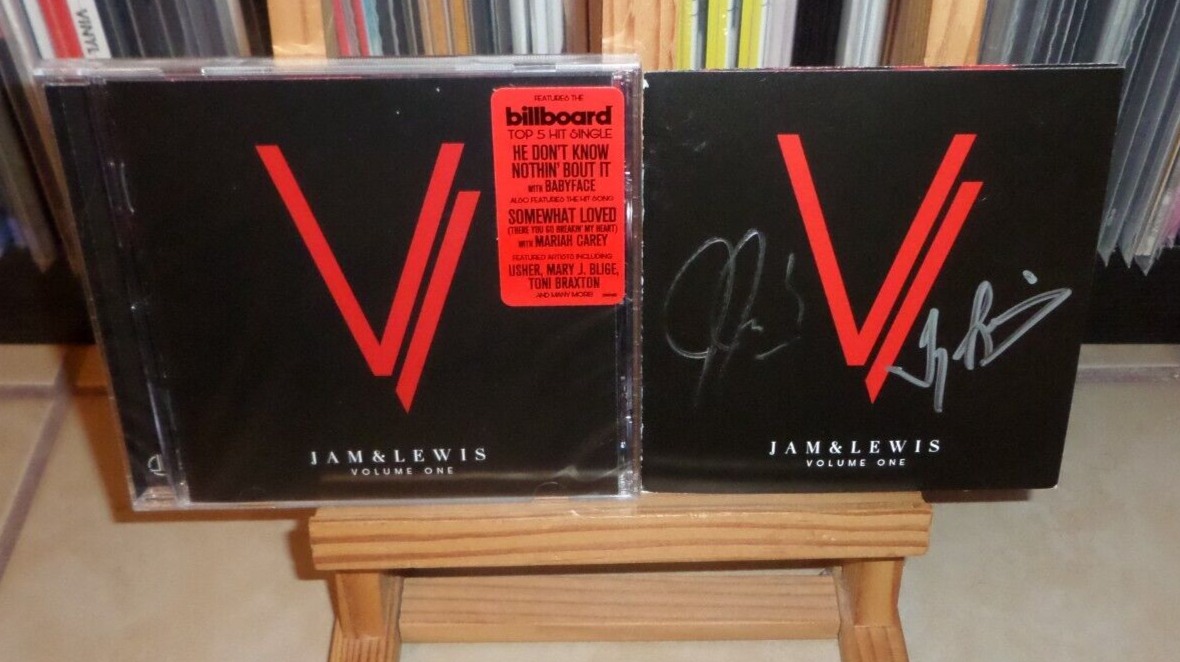 JIMMY JAM & TERRY LEWIS VOLUME 1 SIGNED CD MARIAH CAREY UHER MARY