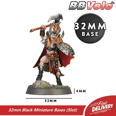 Lotto Di 60 Basette Rotonde Da 25 Mm Utilizzate Per Warhammer - Foto 9