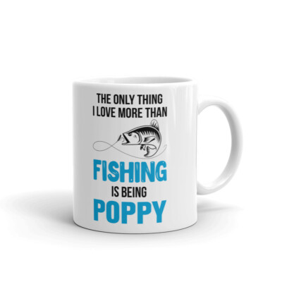 Only Thing I Love More Than Fishing Coffee Tea Ceramic Mug Office Work