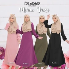 Ready stock dresses for women Mirae Dress Abaya Muslimah