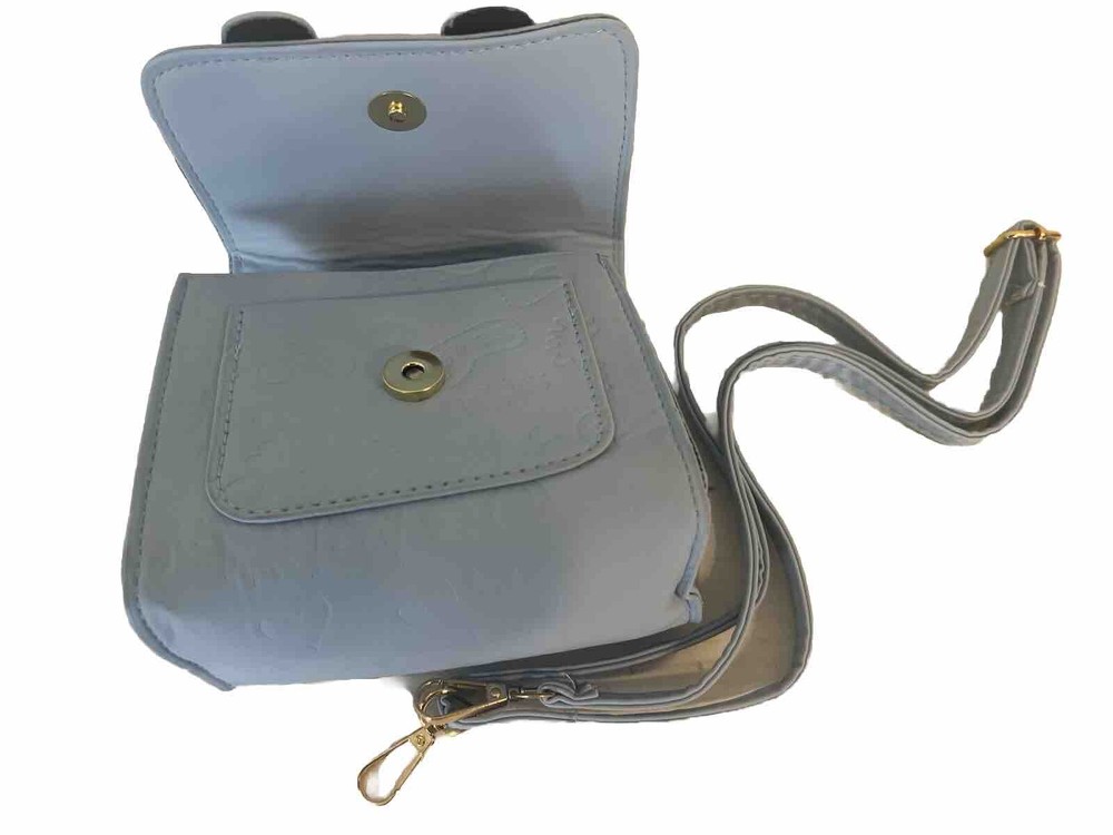 Blue Unbranded Girls Clutch Bag. 5.5 Ins. X 5.5 Ins. X 3 Ins.