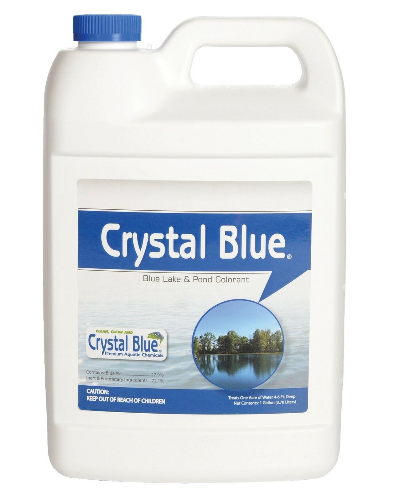 Crystal Blue Lake and Cheap mail order specialty store Mesa Mall Pond Dye Color 1 Gallon Royal -