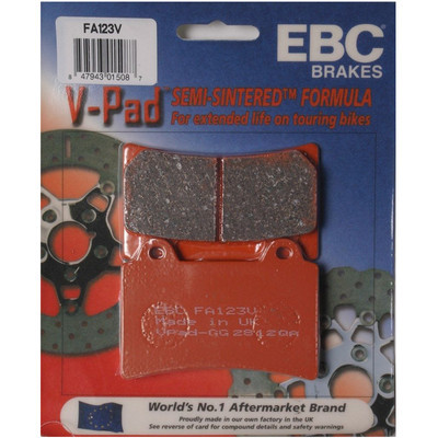 EBC Semi Sintered V Brake Pads FJ1200, FZR1000, FZR400, TDM850