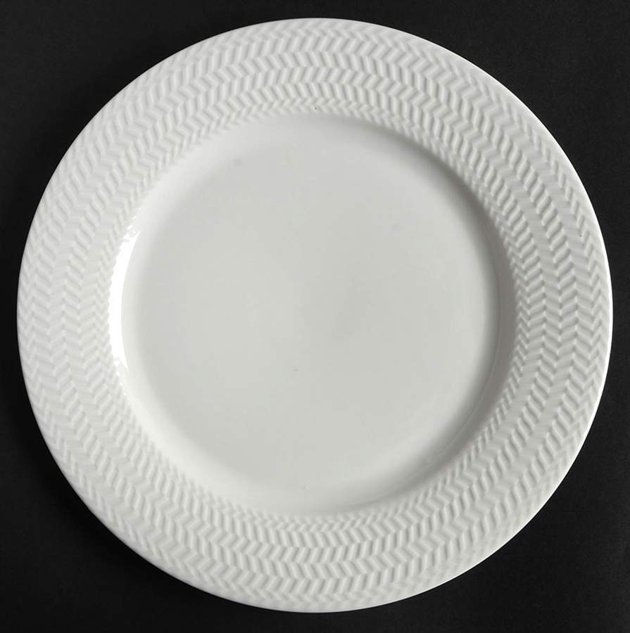 Pfaltzgraff Winston 10.5-Inch Dinner Plate in Classic White  