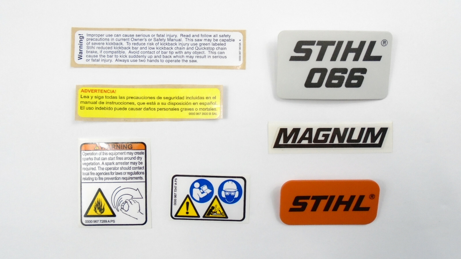 Stihl Logo Decal Sticker 4 X 2 Oem Chainsaw Blower Yard Garden Outdoor Living Outdoor Power Equipment