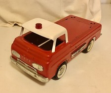 Vintage Nylint Econoline Ford Custom Flatbed Pick Up COE Ford Hubcaps