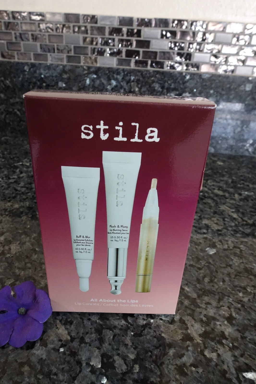 Stila all about the lips lip care kit new in box