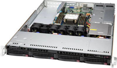 Supermicro SYS-510P-WTR 1U WIO Redundant 500W PWS Server