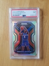 2020 Panini Prizm #296 Immanuel Quickley  PSA 9 ROOKIE CARD