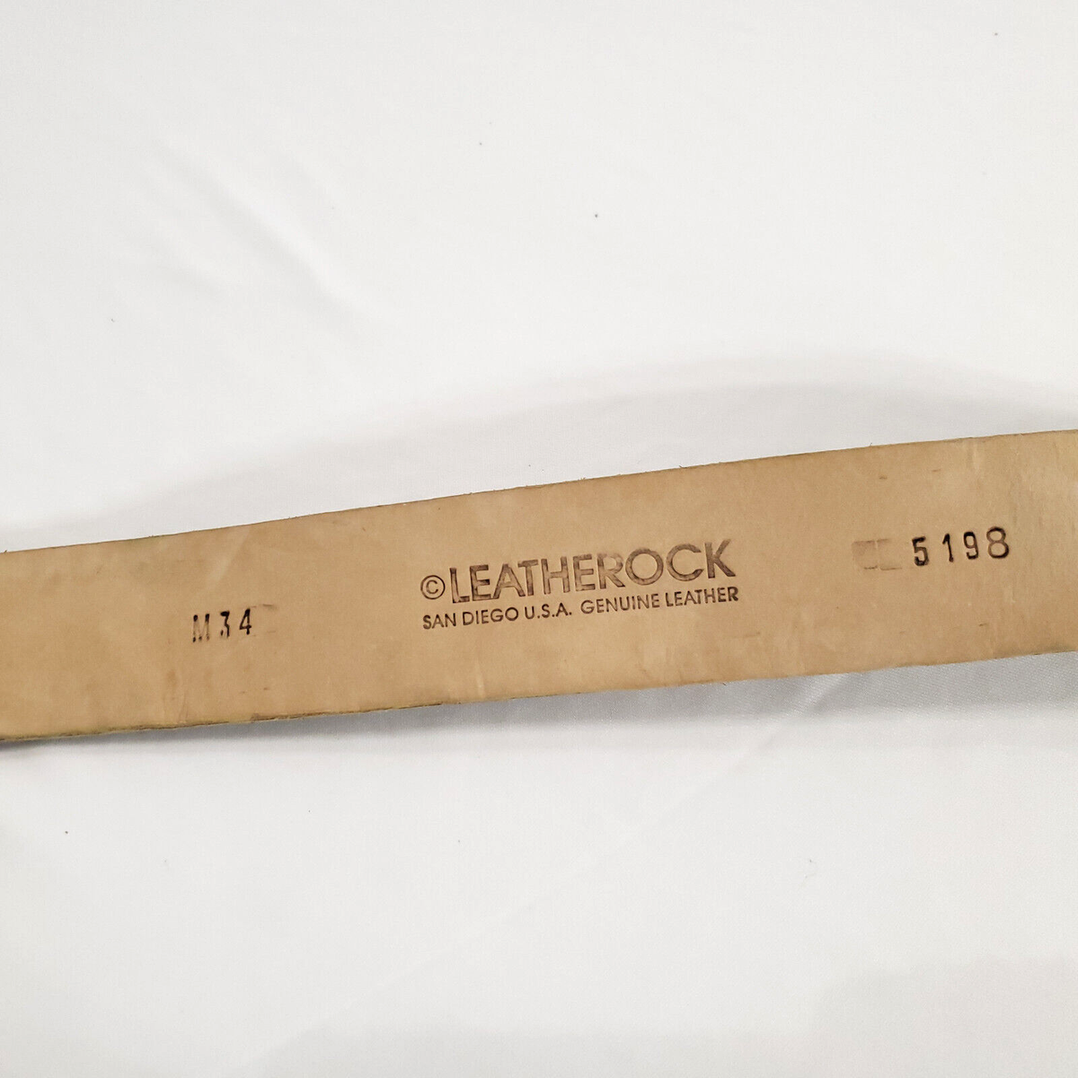 Leatherock Brown Leather Women Belt Large Round Embellished 