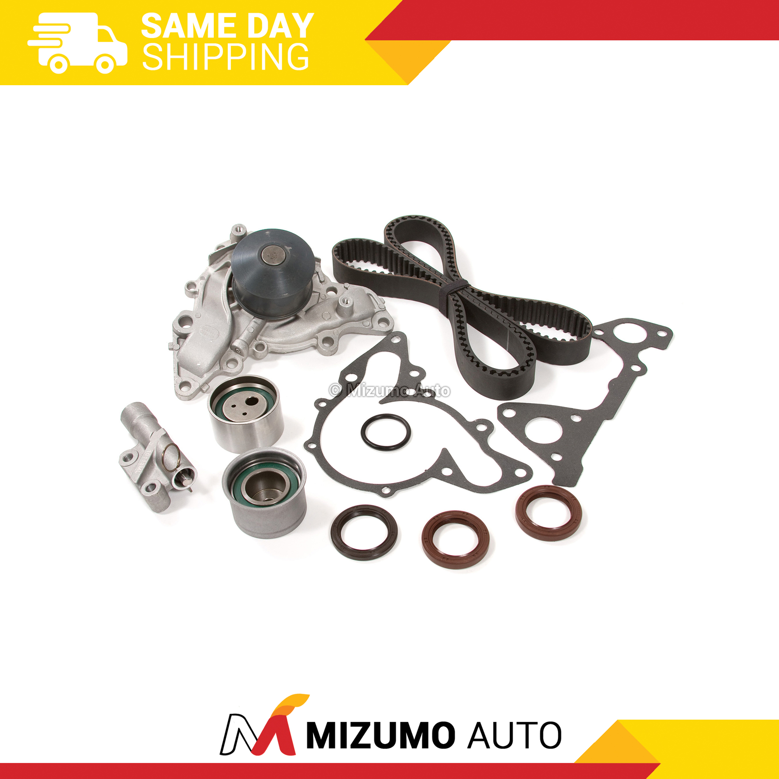 TIMING BELT WATER PUMP KIT FOR MITSUBISHI 6G72 V6 3.0 SOHC 24V CHALLENGER MAGNA