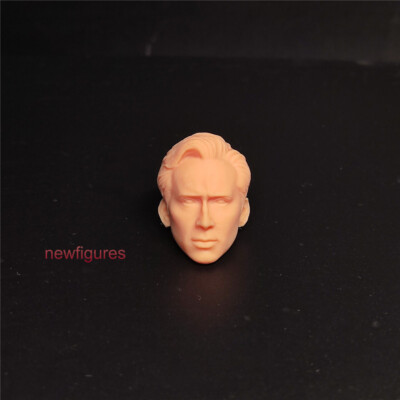 1:18 Nicolas Cage Head Sculpt Model For 3.75inch Male Action Figure Body Toys