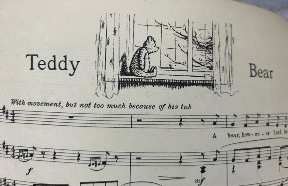 Teddy Bear & Other Songs, A A Milne, 1926 F/E, E H Shepard illustrated, Methuen - Image 2 of 4